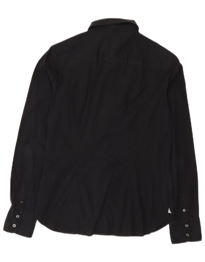 Tommy Hilfiger Dameskjorte US 6 Medium Sort Bomuld