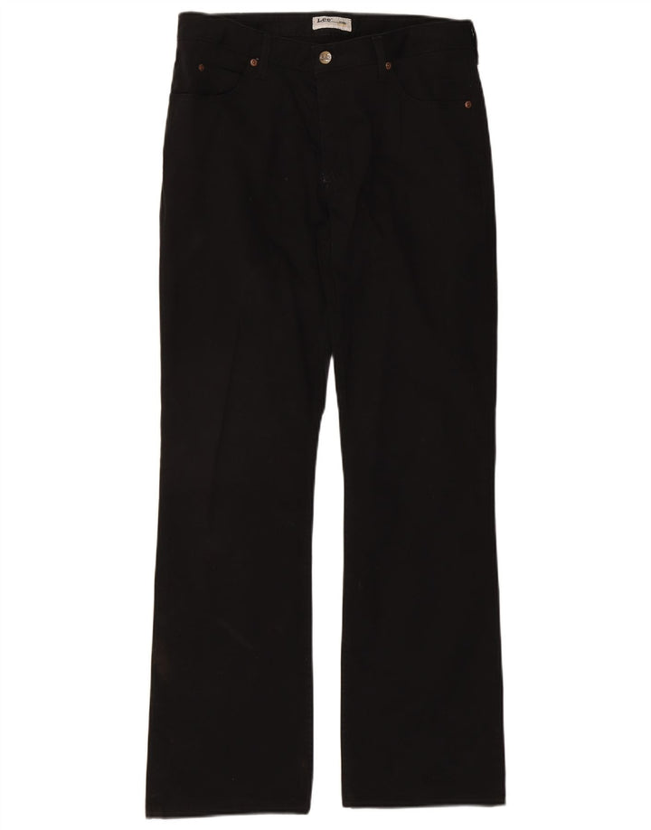Lee Dame Cameron Bootcut Casual Bukser W32 L33 Sort Bomuld