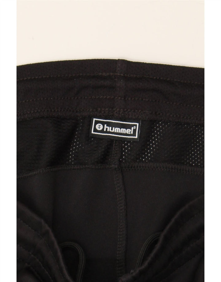 HUMMEL Mens Graphic Tracksuit Trousers Large  Black Vintage Hummel and Second-Hand Hummel from Messina Hembry 