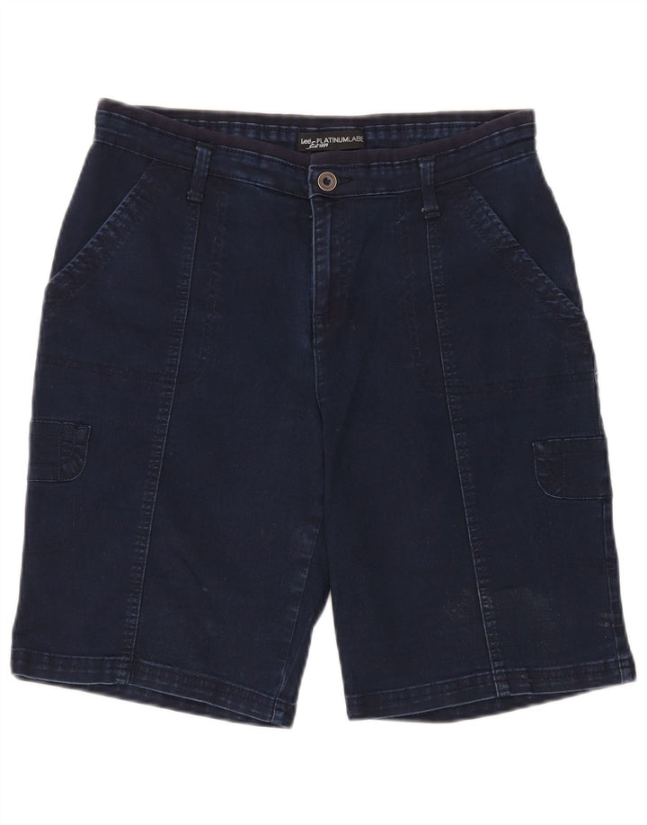 LEE Herre Platinum Label Denim Cargo Shorts W32 Medium Navy Blue