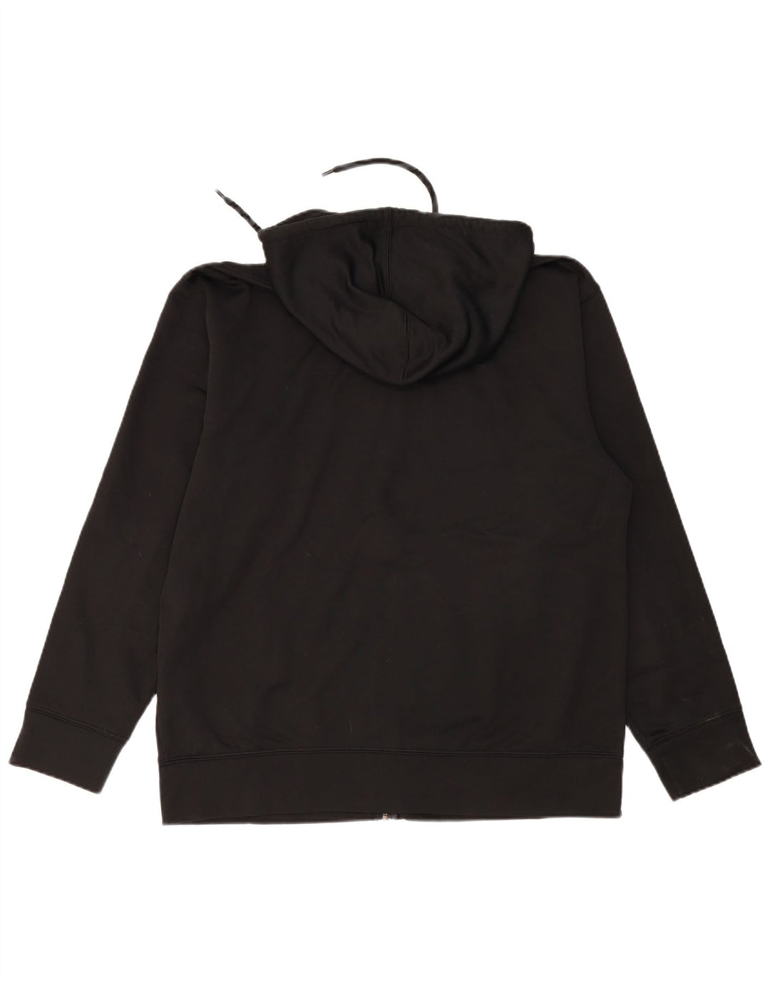 WRANGLER Hættetrøje med lynlås til mænd UK 42/44 Stor sort polyester