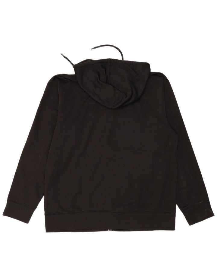 WRANGLER Hættetrøje med lynlås til mænd UK 42/44 Stor sort polyester