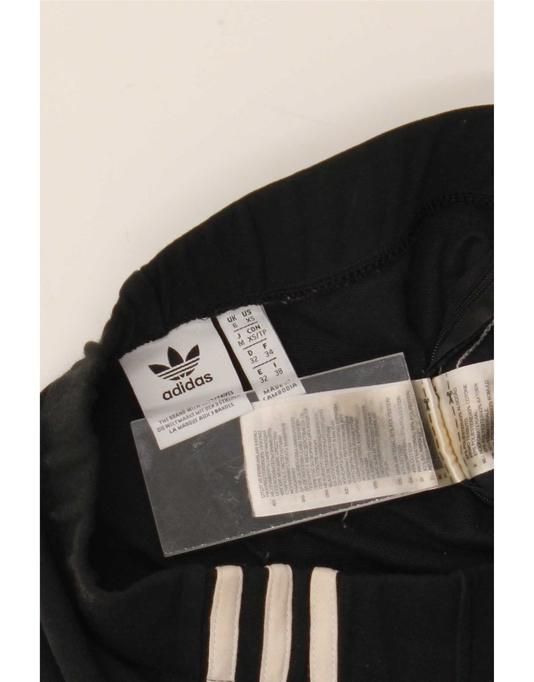 Adidas Dame Flare Træningsdragt Bukser UK 6 XS Sort Polyester