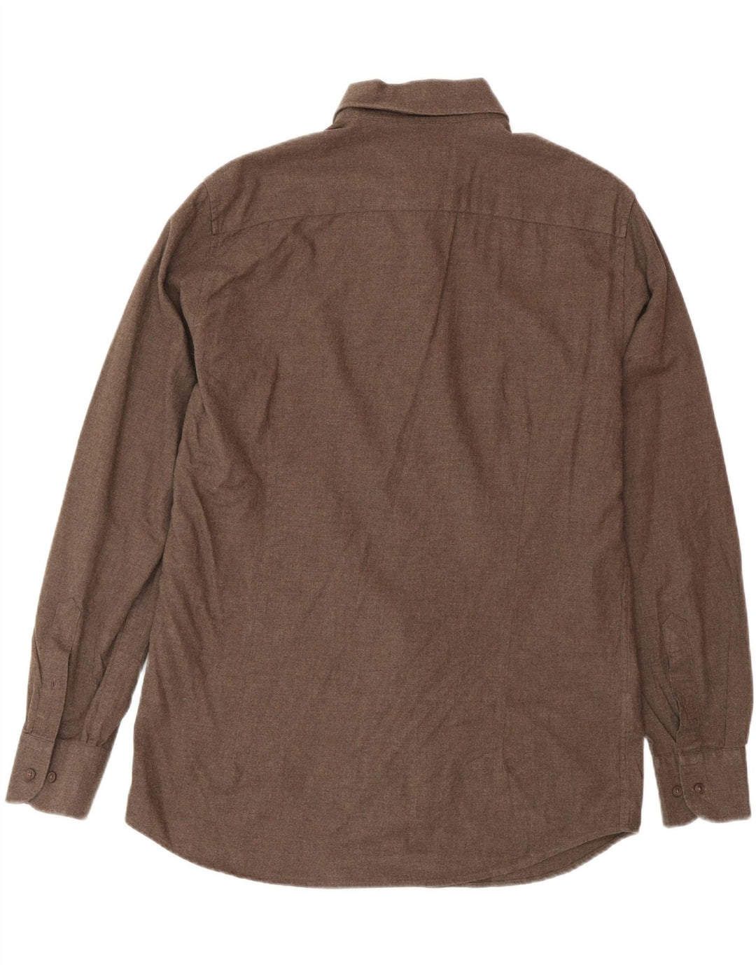 MASSIMO DUTTI Herreskjorte Stor brun bomuld
