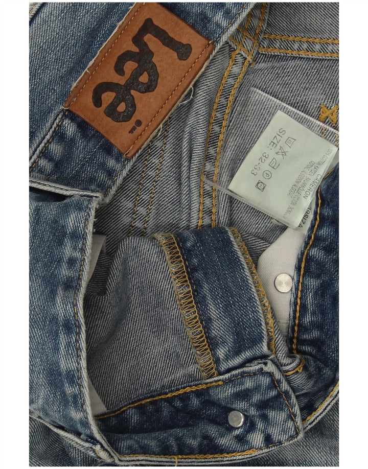 Lee Straight Jeans til mænd W32 L33 blå bomuld