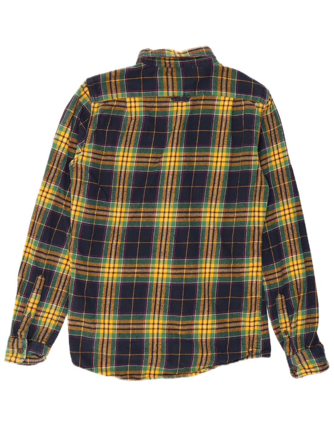 Superdry Herre ternet flannelskjorte Medium flerfarvet plaid bomuld