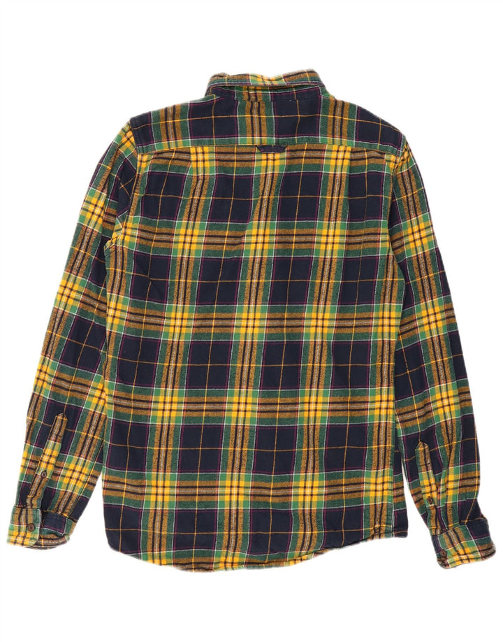 Superdry Herre ternet flannelskjorte Medium flerfarvet plaid bomuld