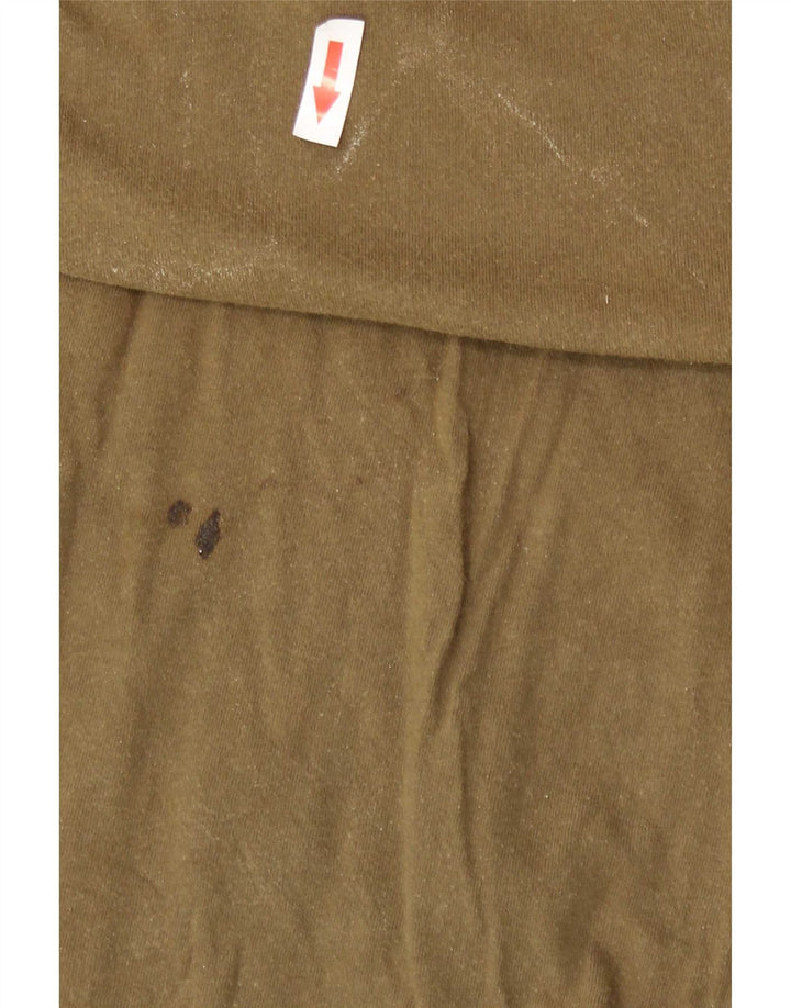 Ellesse Herre T-Shirt Top XL Khaki Bomuld
