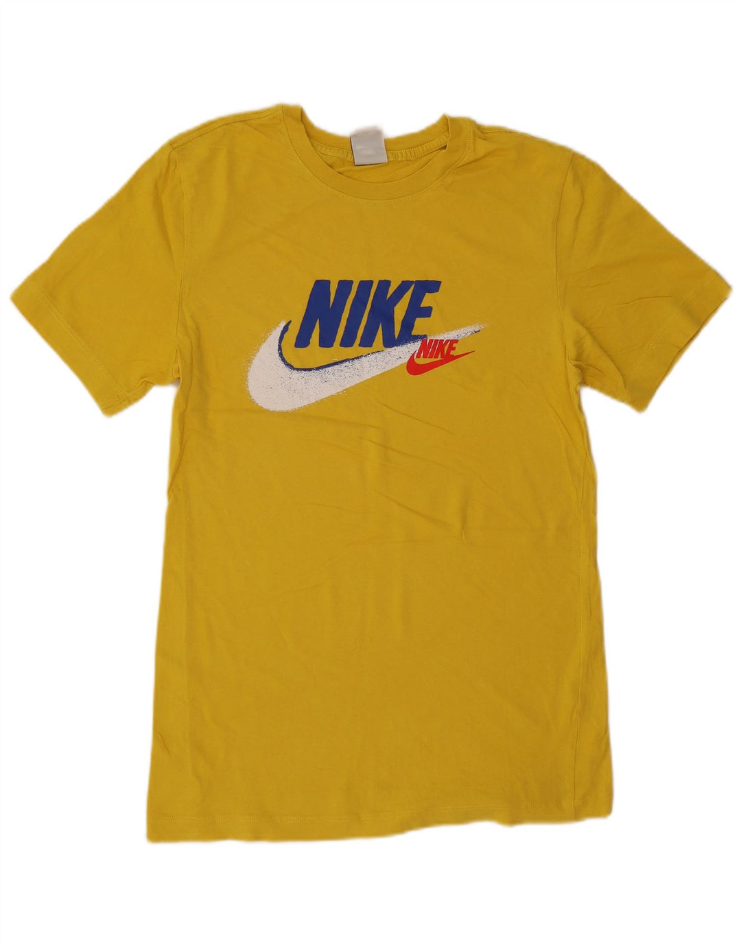 Nike Herre grafisk T-shirt top lille gul bomuld