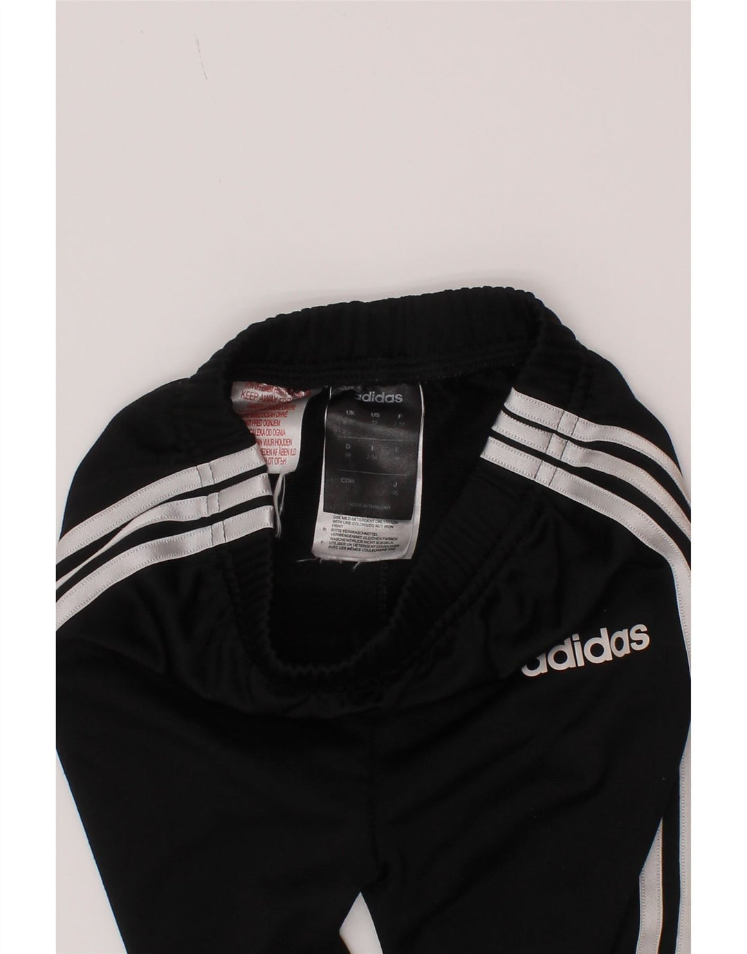 Adidas Drenge Træningsdragt Bukser Joggers 2-3 År Sort Polyester