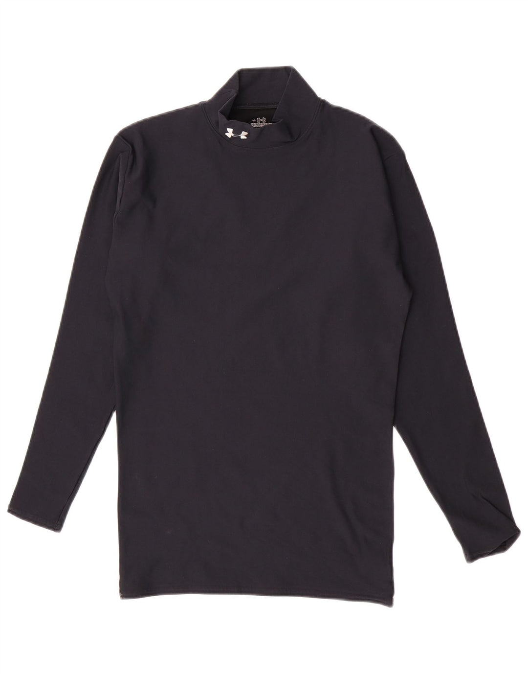 Under Armour Dame Top Langærmet UK 14 Large Navy Blue Nylon