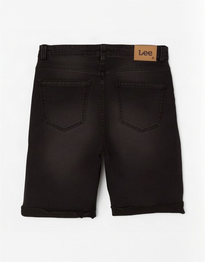 Lee Herre Denim Shorts W32 Medium Sort Bomuld