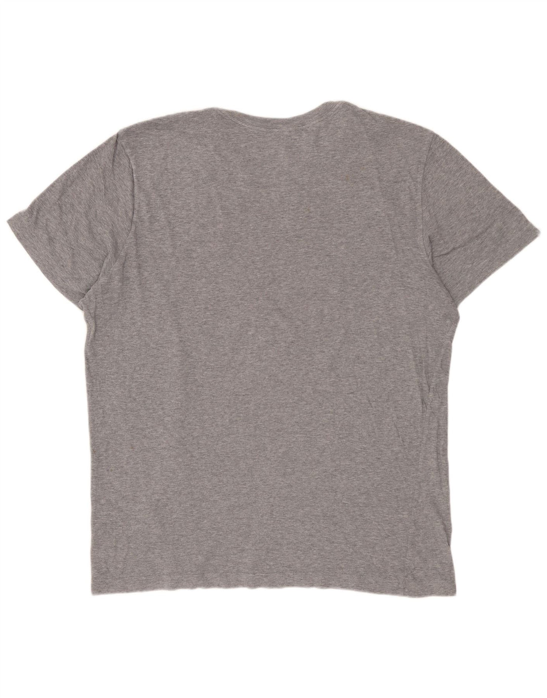 NIKE Grafisk T-shirt top til mænd, stor grå bomuld