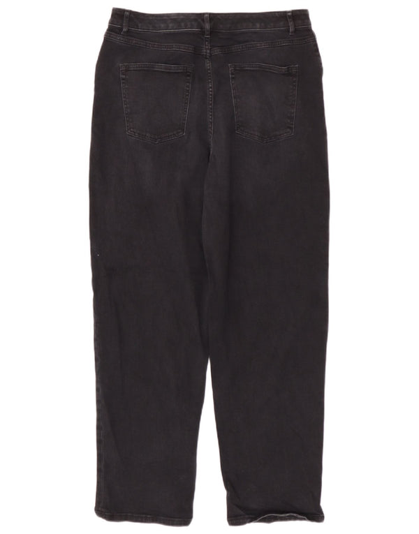 Marks & Spencer Womens Autograph Tapered Jeans UK 12 Medium W32 L29 Grå