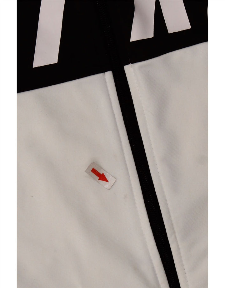 NIKE Grafisk træningsdragt topjakke til mænd Medium White Colourblock Polyester