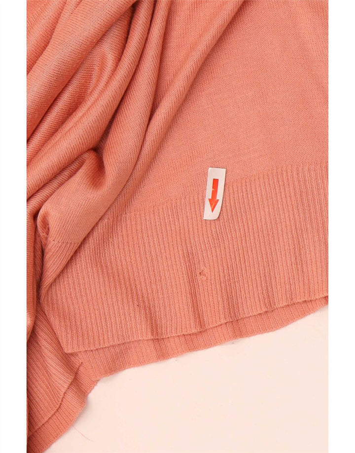 Zara Womens Relaxed Fit Bluse Top UK 14 Medium Pink