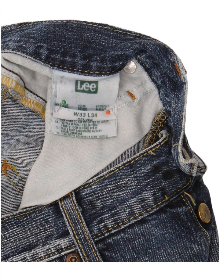 LEE Herre Denver Bootcut Jeans W33 L34 Blå Bomuld