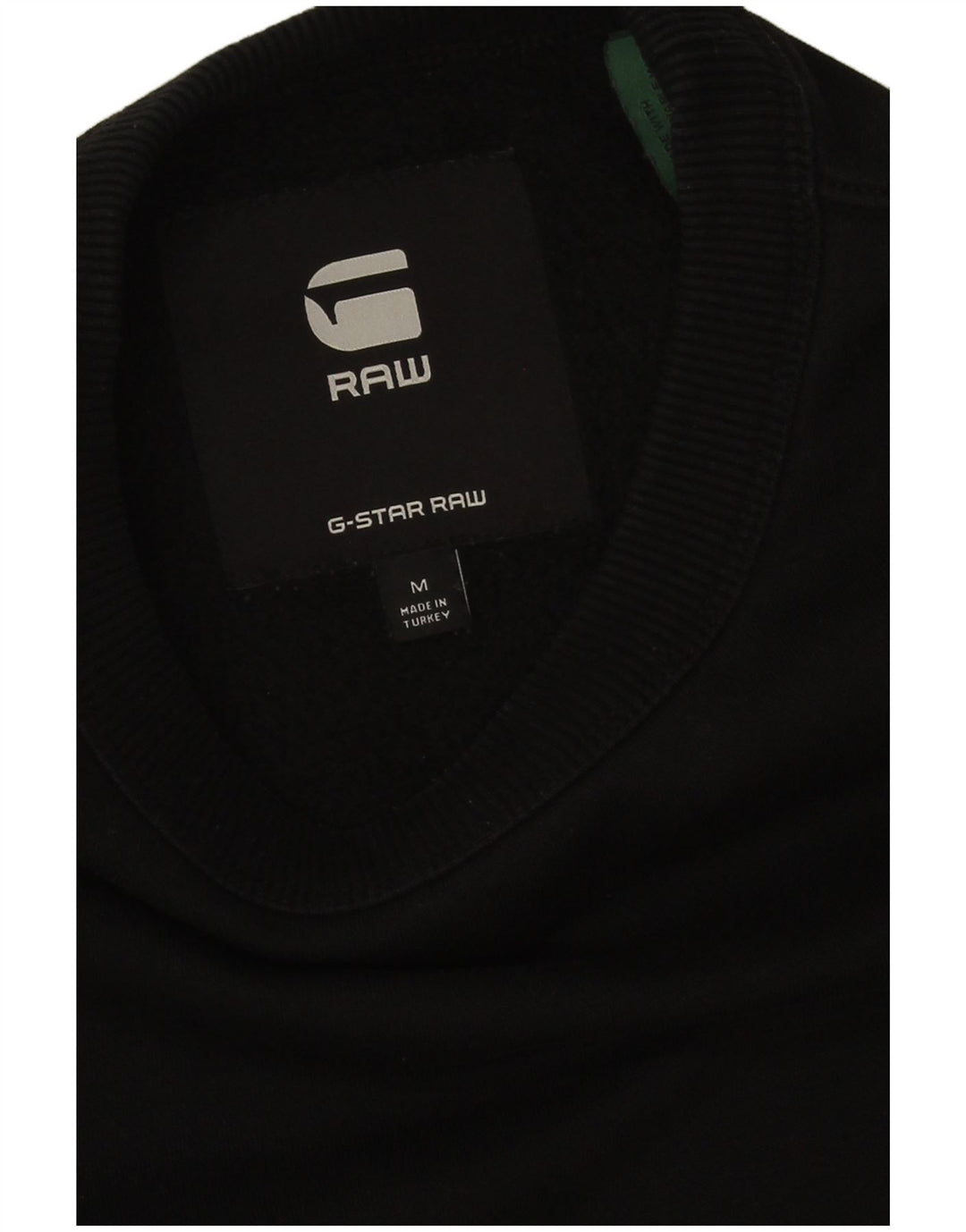 G-Star Herre Grafisk Sweatshirt Jumper Medium Sort Bomuld