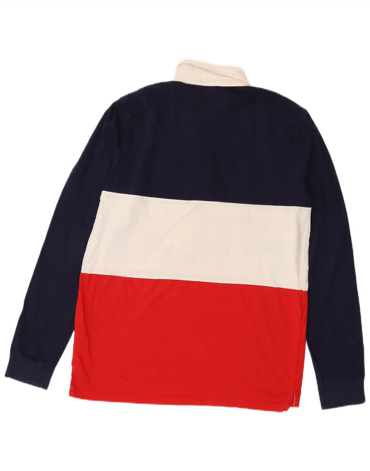 Fila Herre Grafisk Rugby Polo Shirt Medium Flerfarvet Colourblock