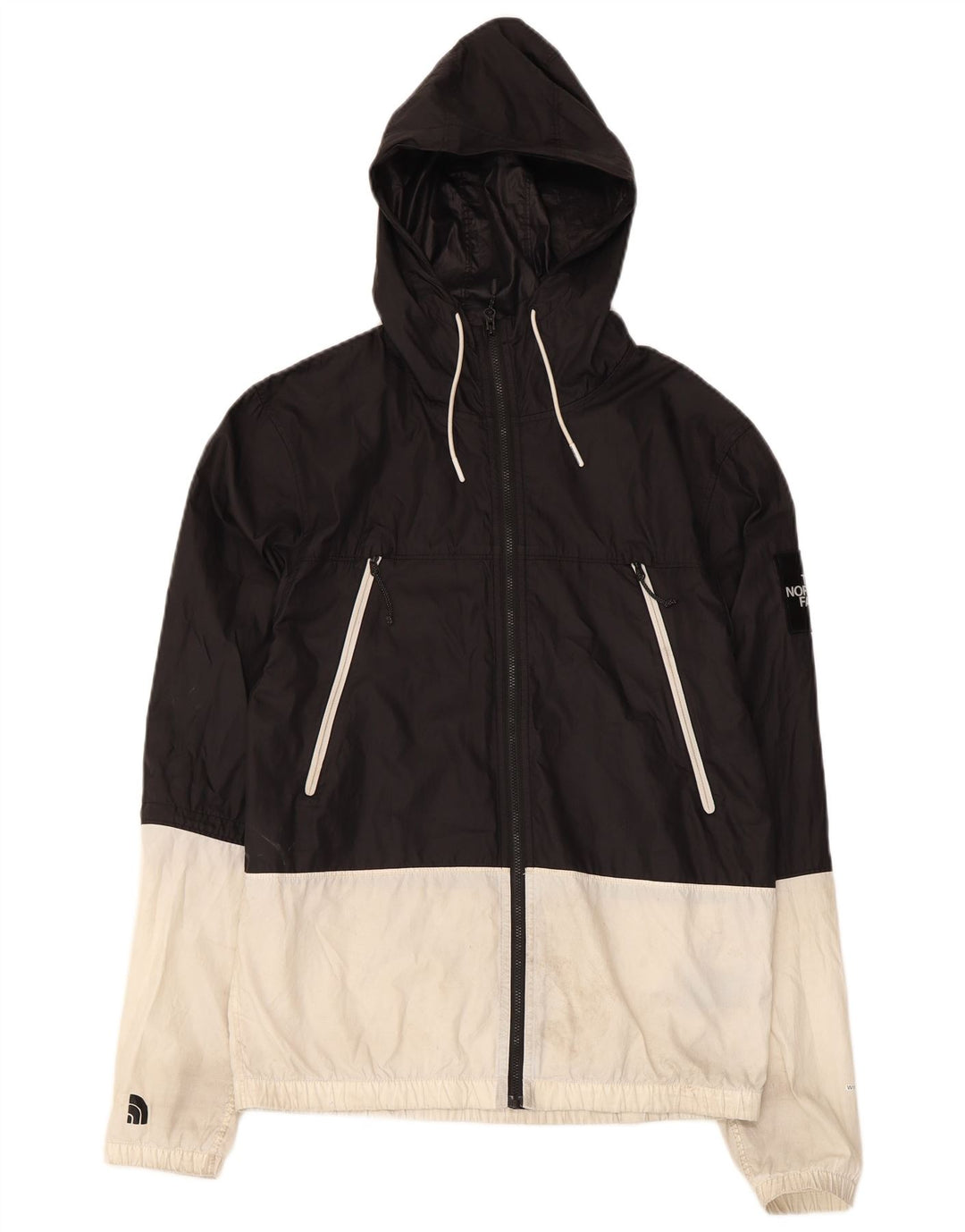The North Face Regnjakke med hætte til mænd UK 36 Small Black Colourblock