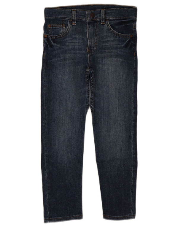Wrangler Boys Straight Jeans 5-6 år W22 L19 Blå Bomuld