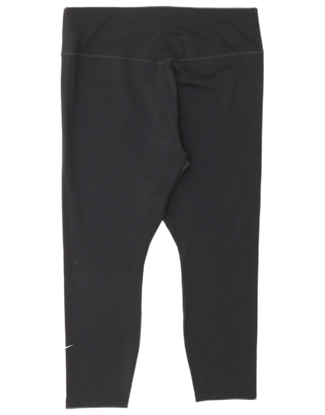 NIKE Dame Dri Fit Capri Leggings UK 14 Stor sort polyester