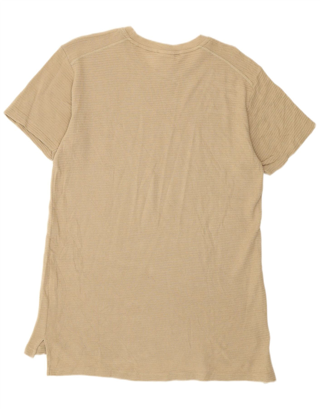 Zara Herre T-Shirt Top Medium Brun Bomuld