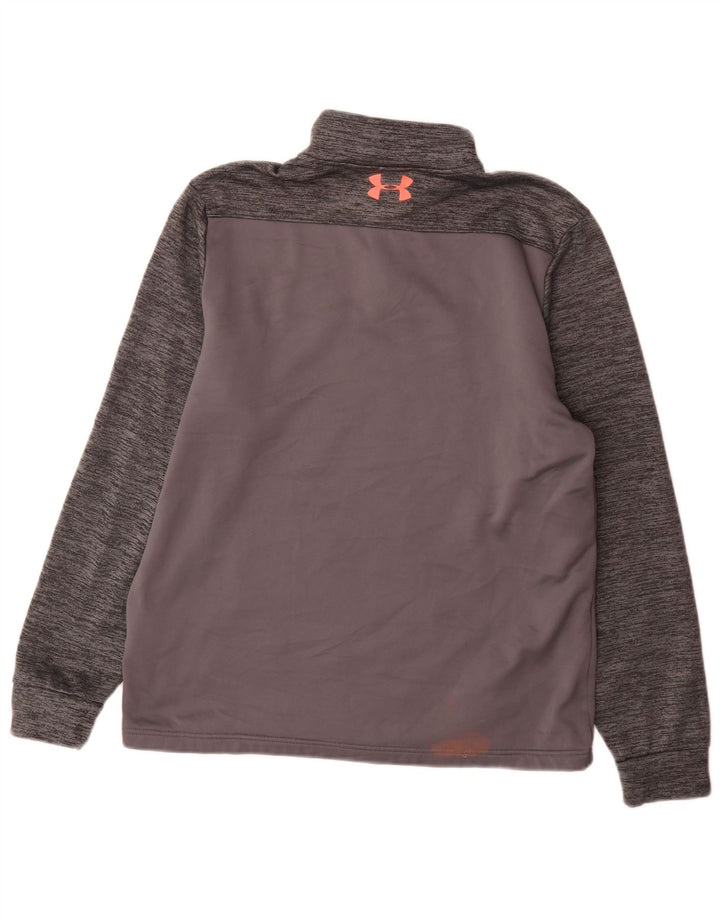Under Armour Herre Cold Gear Pullover Træningsdragt Top Medium Grå Flecked