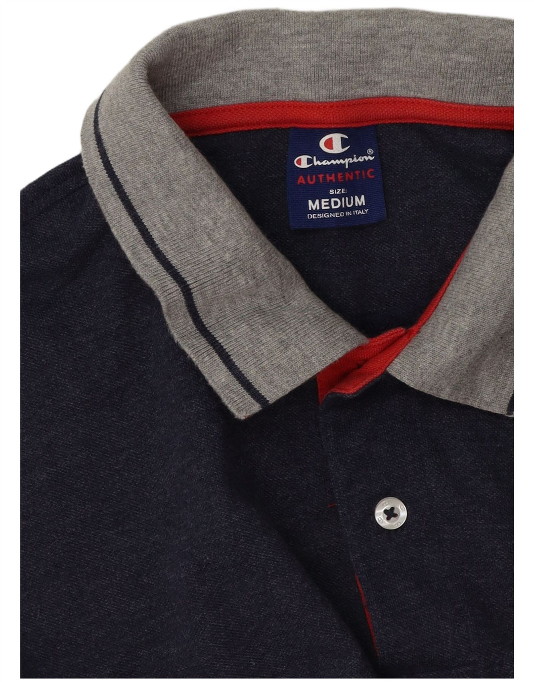Champion Langærmet Rugby Polo Shirt Medium Navy Blue