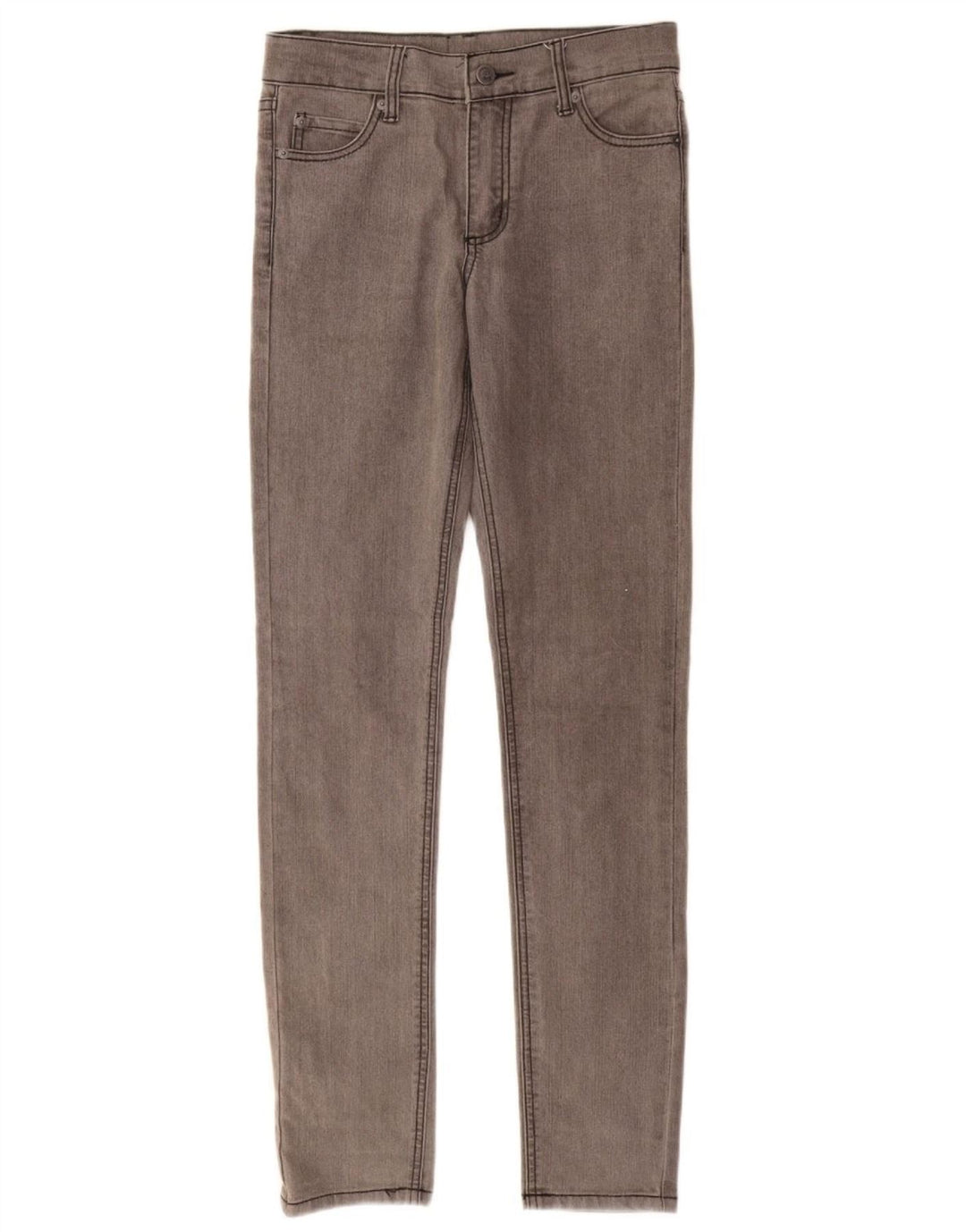 BILLIG MANDAG Dame Skinny Jeans W27 L32 Grå Bomuld