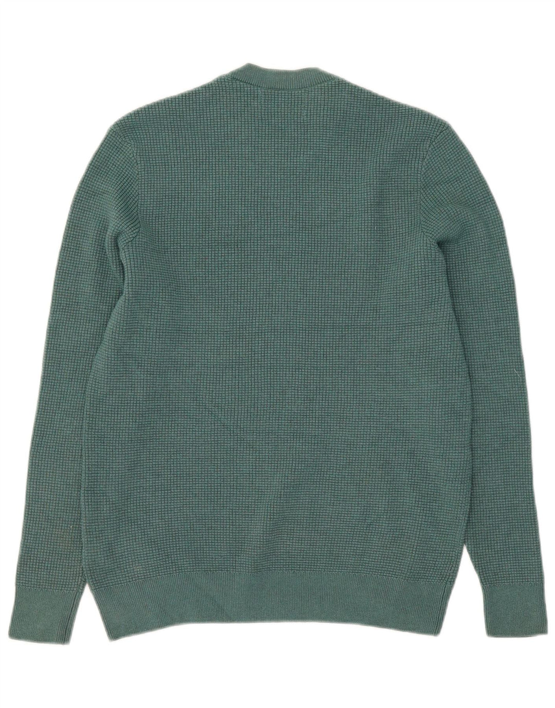 Marks & Spencer Herre sweater med rund hals, mellemgrøn polyester