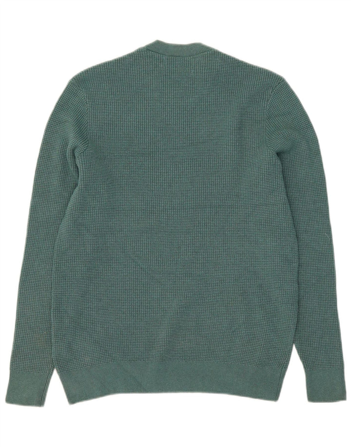 Marks & Spencer Herre sweater med rund hals, mellemgrøn polyester