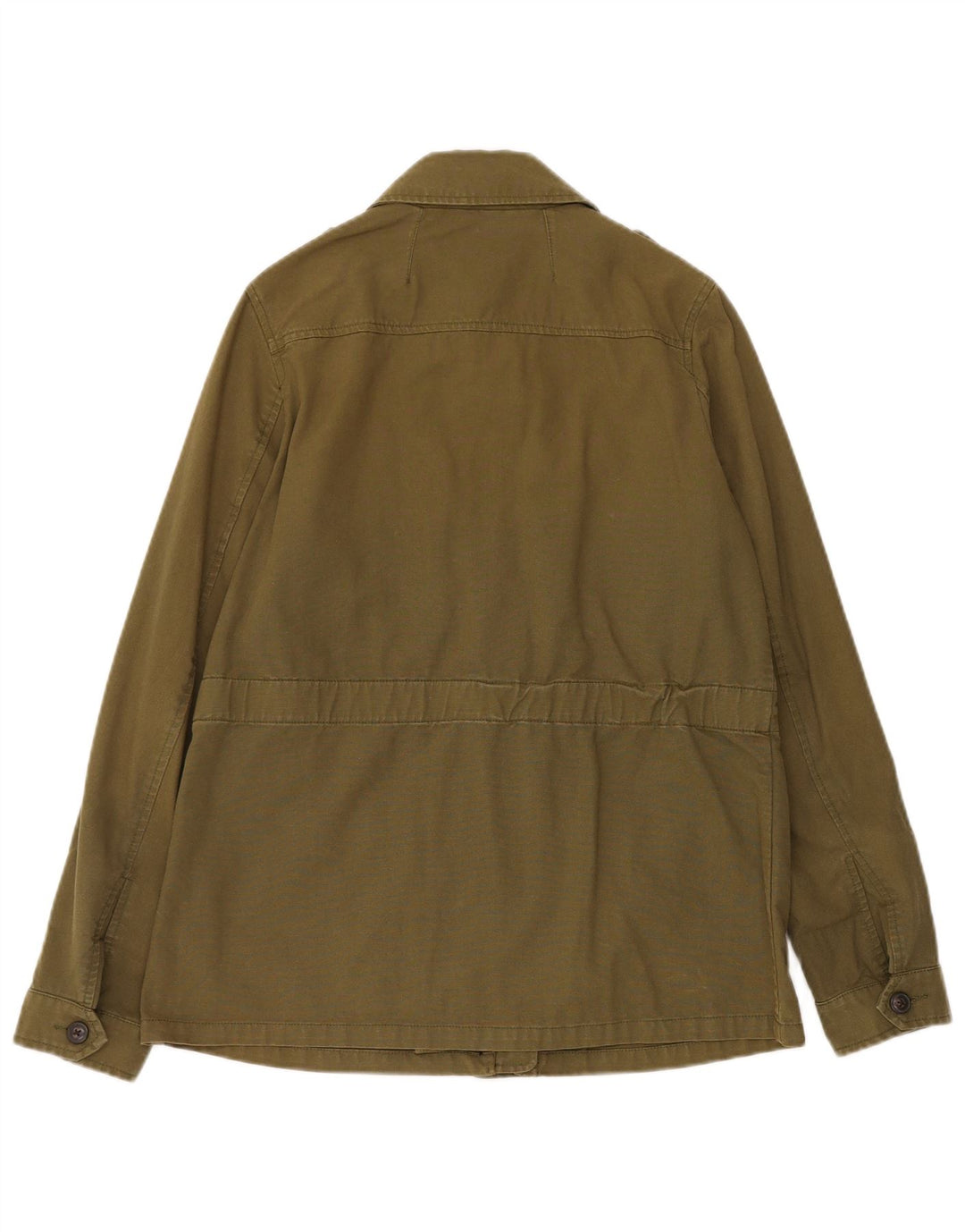 Fat Face Dame Military Jacket UK 12 Medium Khaki Cotton