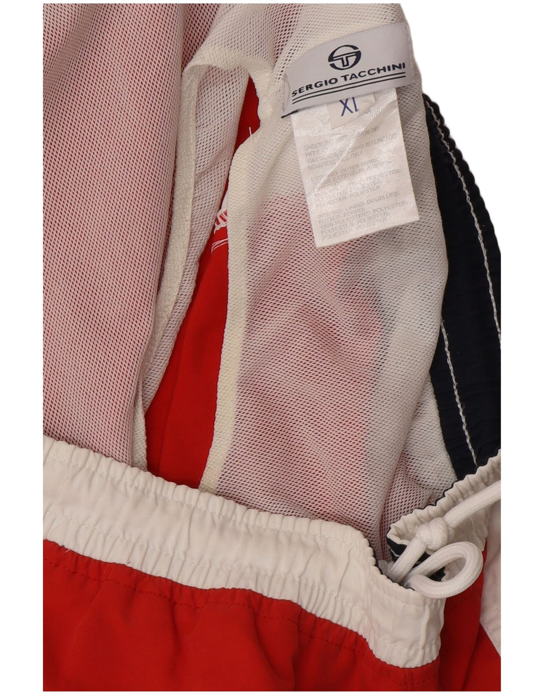 SERGIO TACCHINI Grafiske svømmeshorts til mænd XL Rød Colourblock Polyester