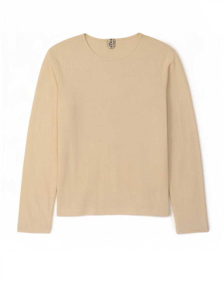 Gap Dame Top Langærmet UK 14 Large Off White Bomuld