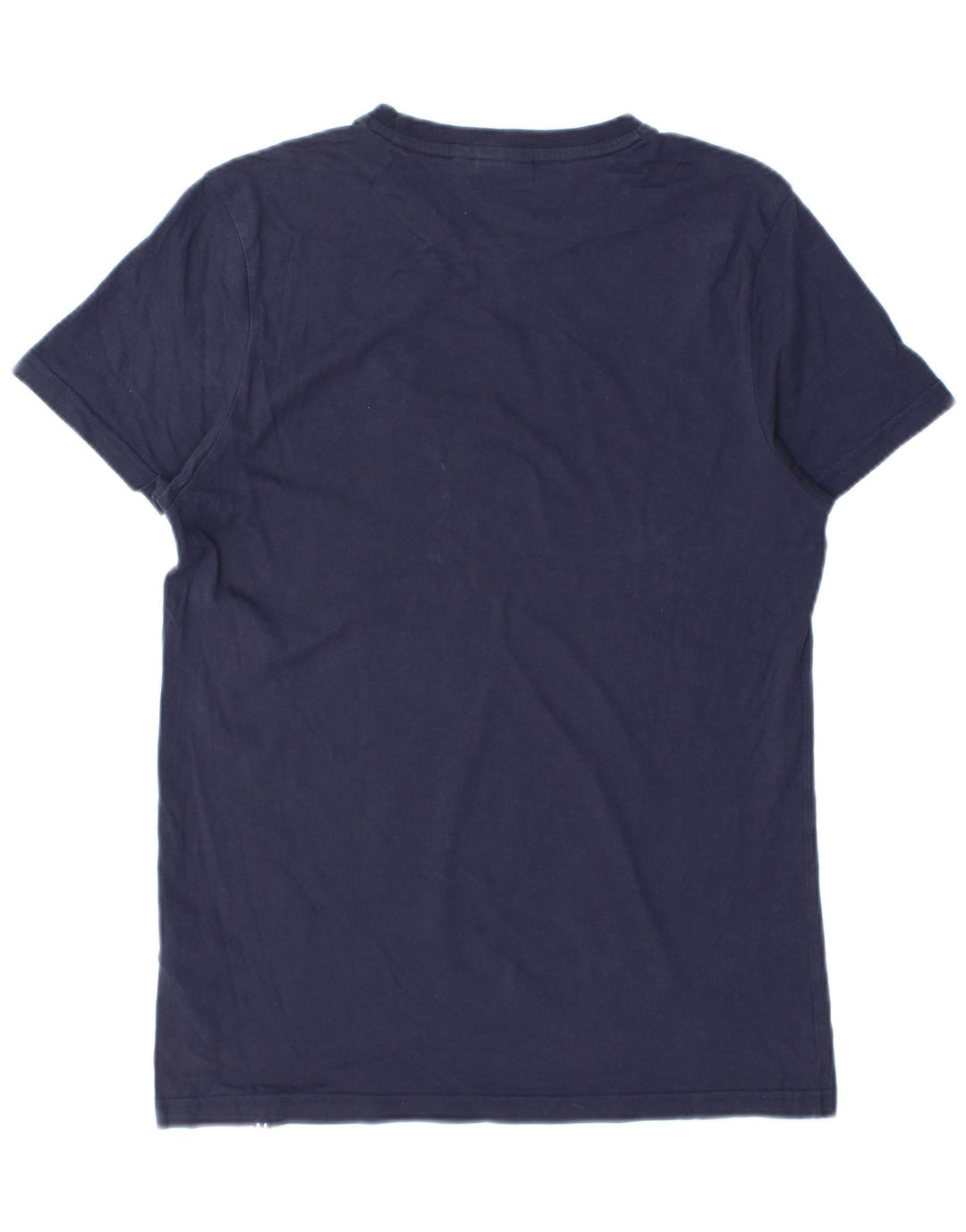 Fila Herre T-Shirt Top Medium Marineblå Bomuld