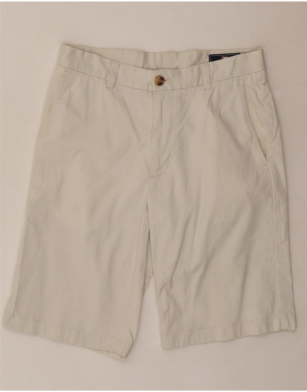 VINEYARD VINES Herre Chino Shorts W30 Medium White Bomuld