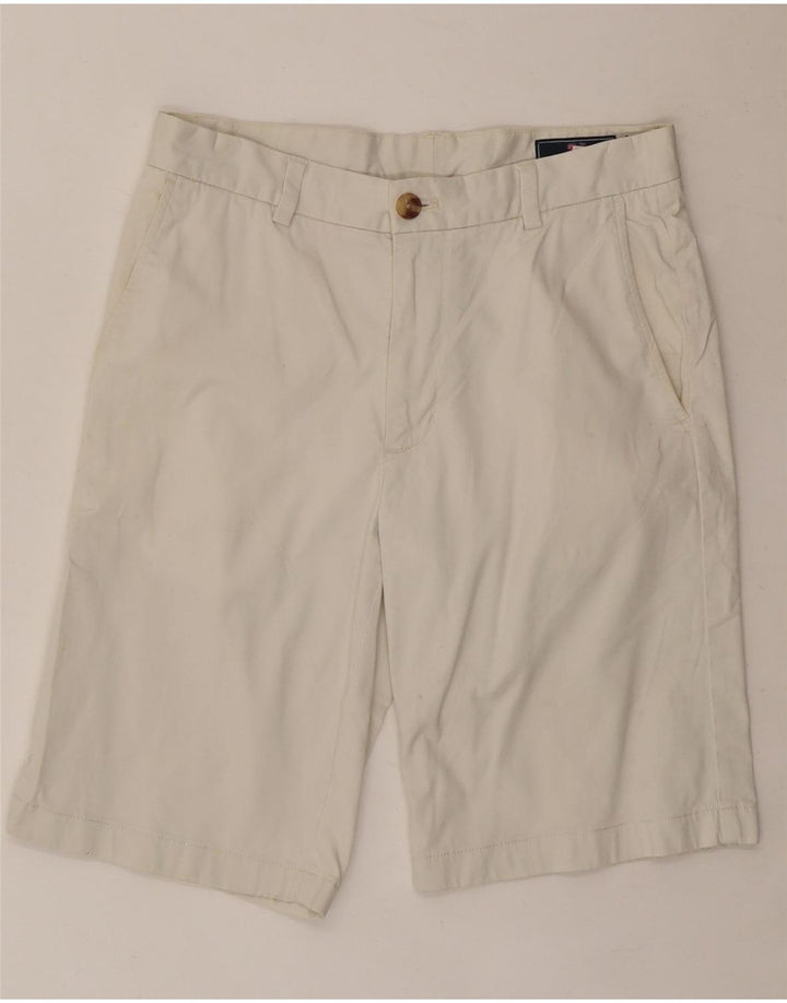 VINEYARD VINES Herre Chino Shorts W30 Medium White Bomuld