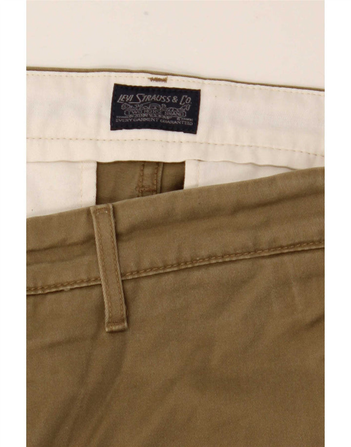 Levi's Slim Chino-bukser til mænd W32 L32 Khaki