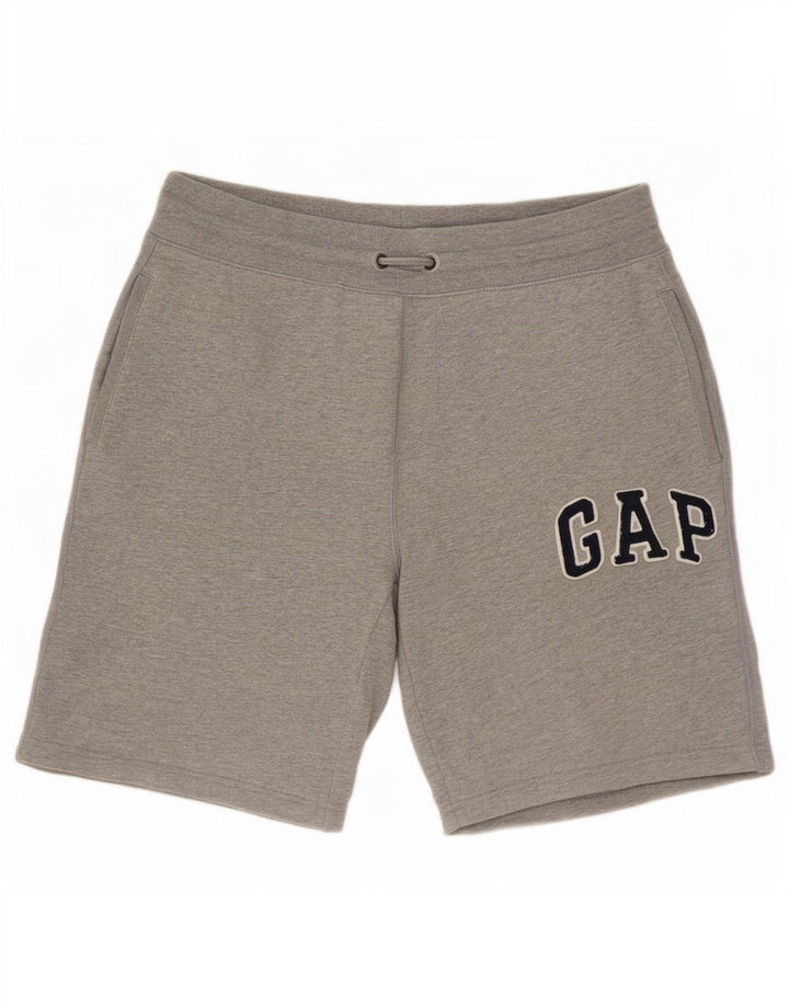 Gap Herre grafiske sportsshorts mellemgrå bomuld