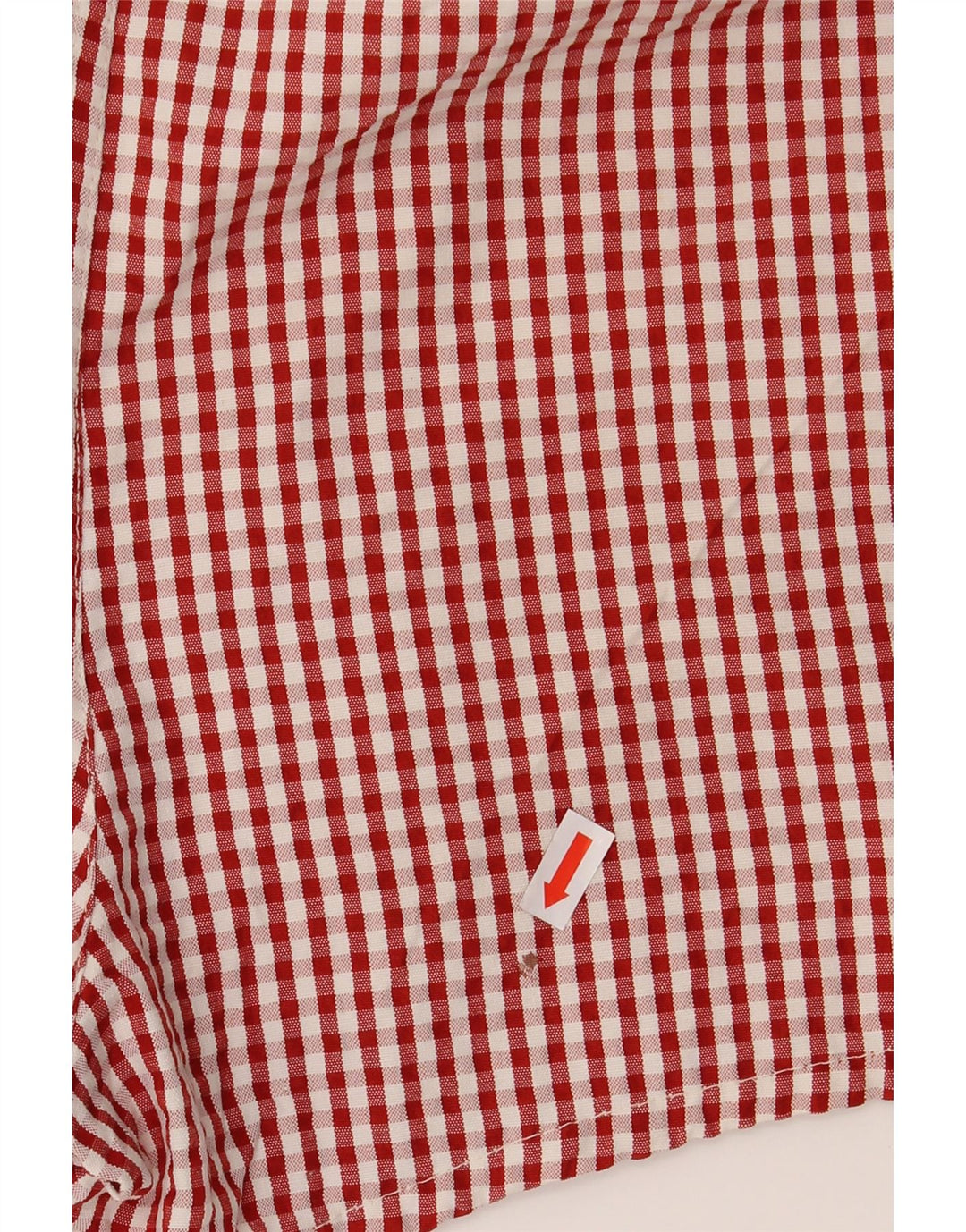 Ermenegildo Zegna Badeshorts til mænd Large Red Gingham