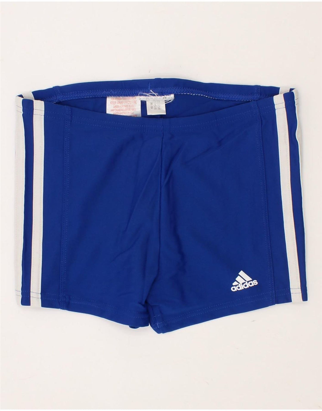 ADIDAS Boys Sport Shorts 7-8 Years Blue Vintage Adidas and Second-Hand Adidas from Messina Hembry 