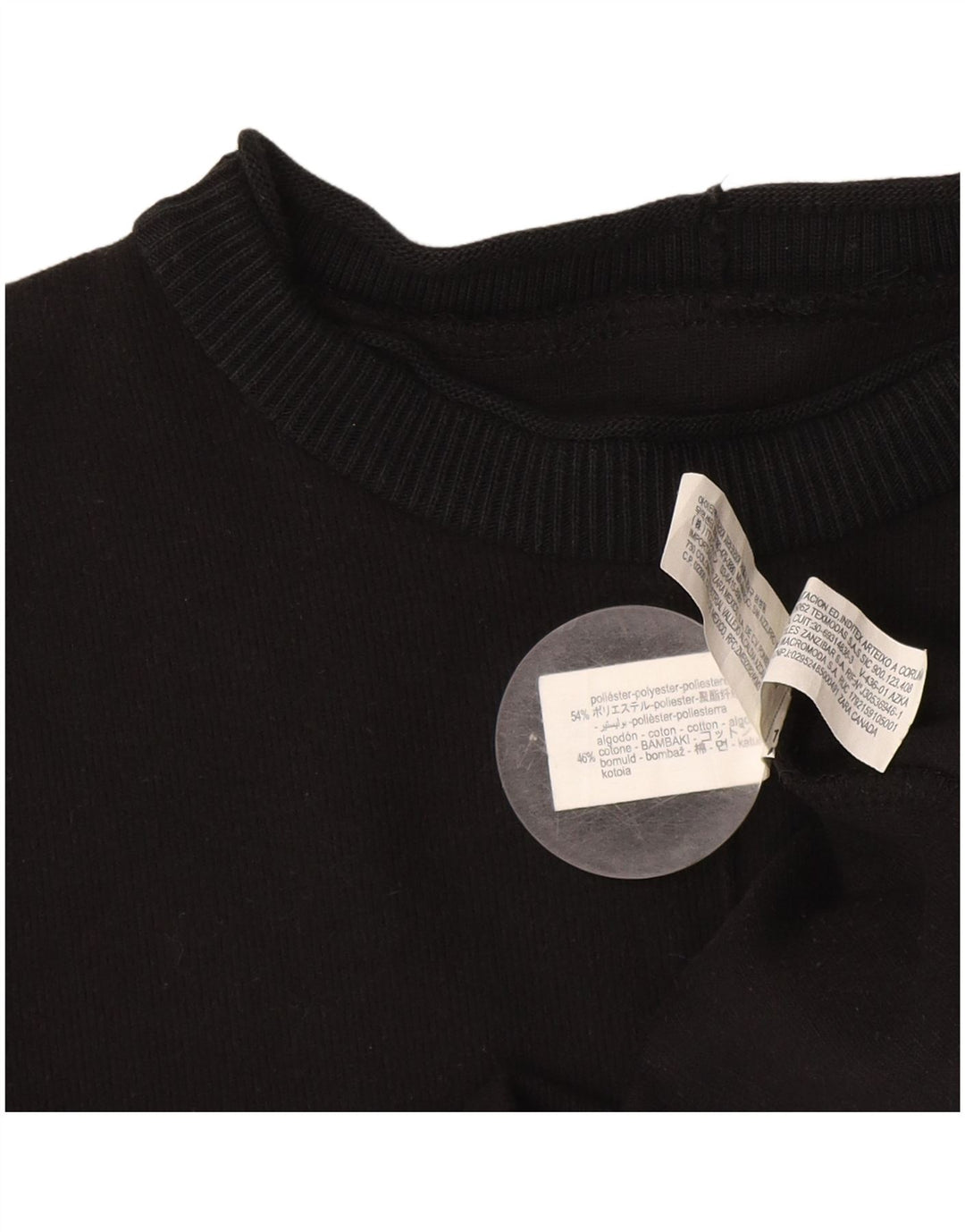 Zara Dame Jumper Dress UK 14 Medium Sort Polyester