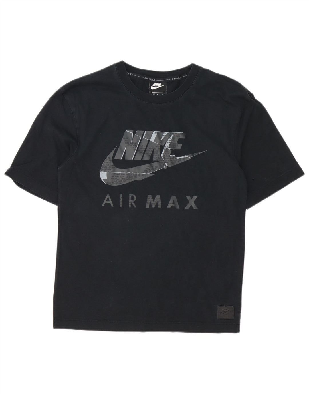 Nike grafisk t-shirt top til mænd, lille sort bomuld