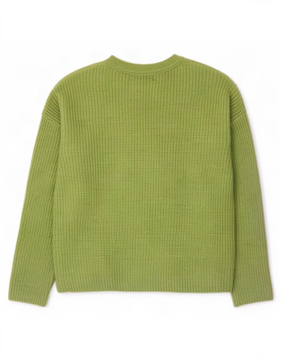 Marks & Spencer Dame Boat Neck Jumper Sweater UK 10 Small Green Polyester