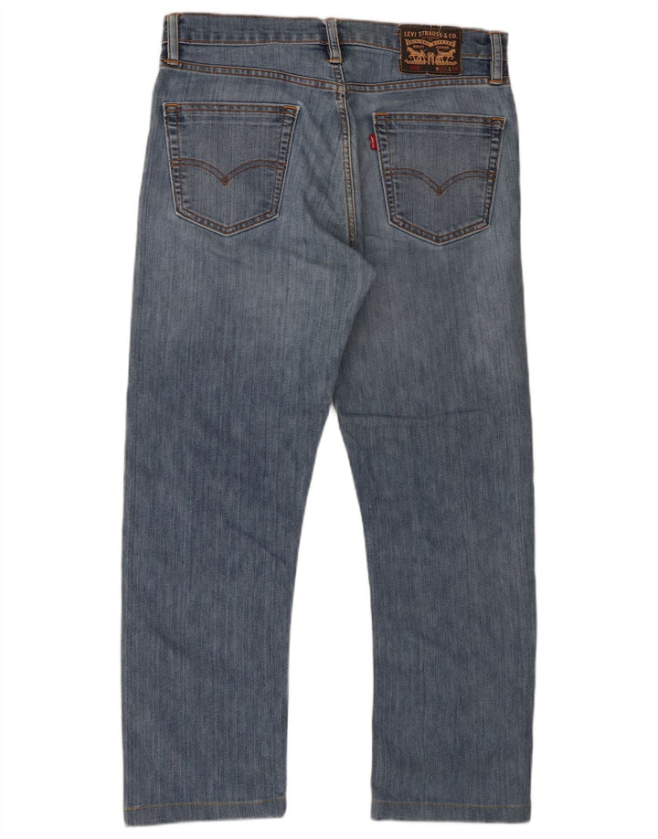 Levi's Herre 504 lige jeans W33 L27 blå bomuld