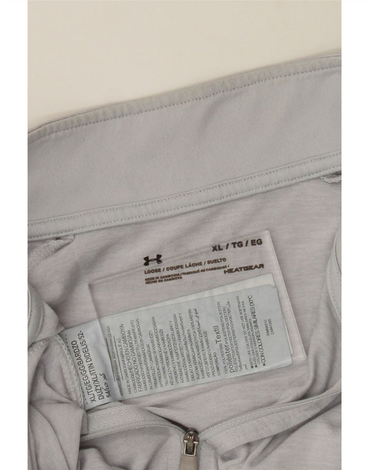 UNDER ARMOUR Womens Oversized Pullover Tracksuit Top UK 18 XL Grey Vintage Under Armour and Second-Hand Under Armour from Messina Hembry 