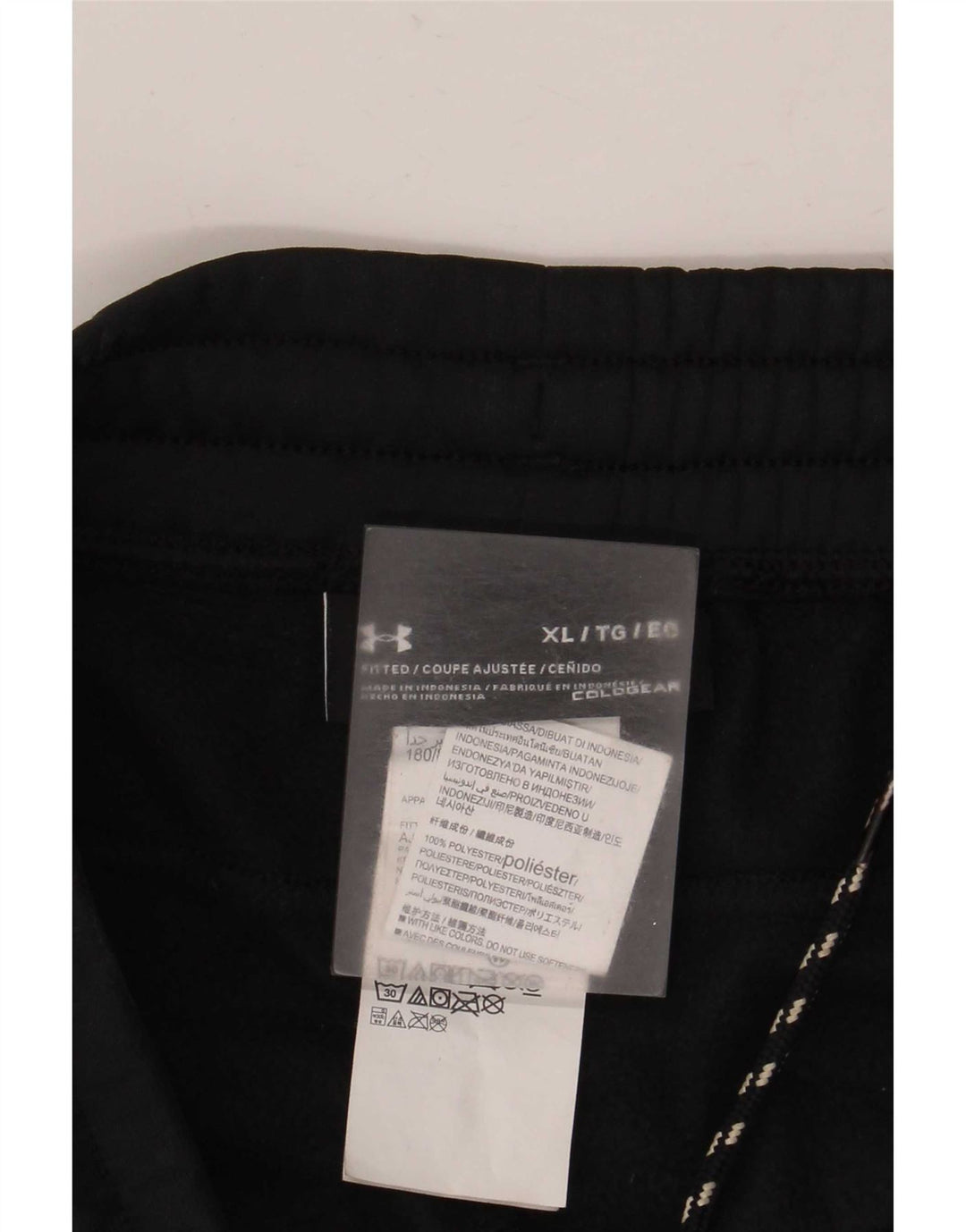 Under Armour Herre Cold Gear Træningsdragt Bukser Joggers XL Sort Polyester