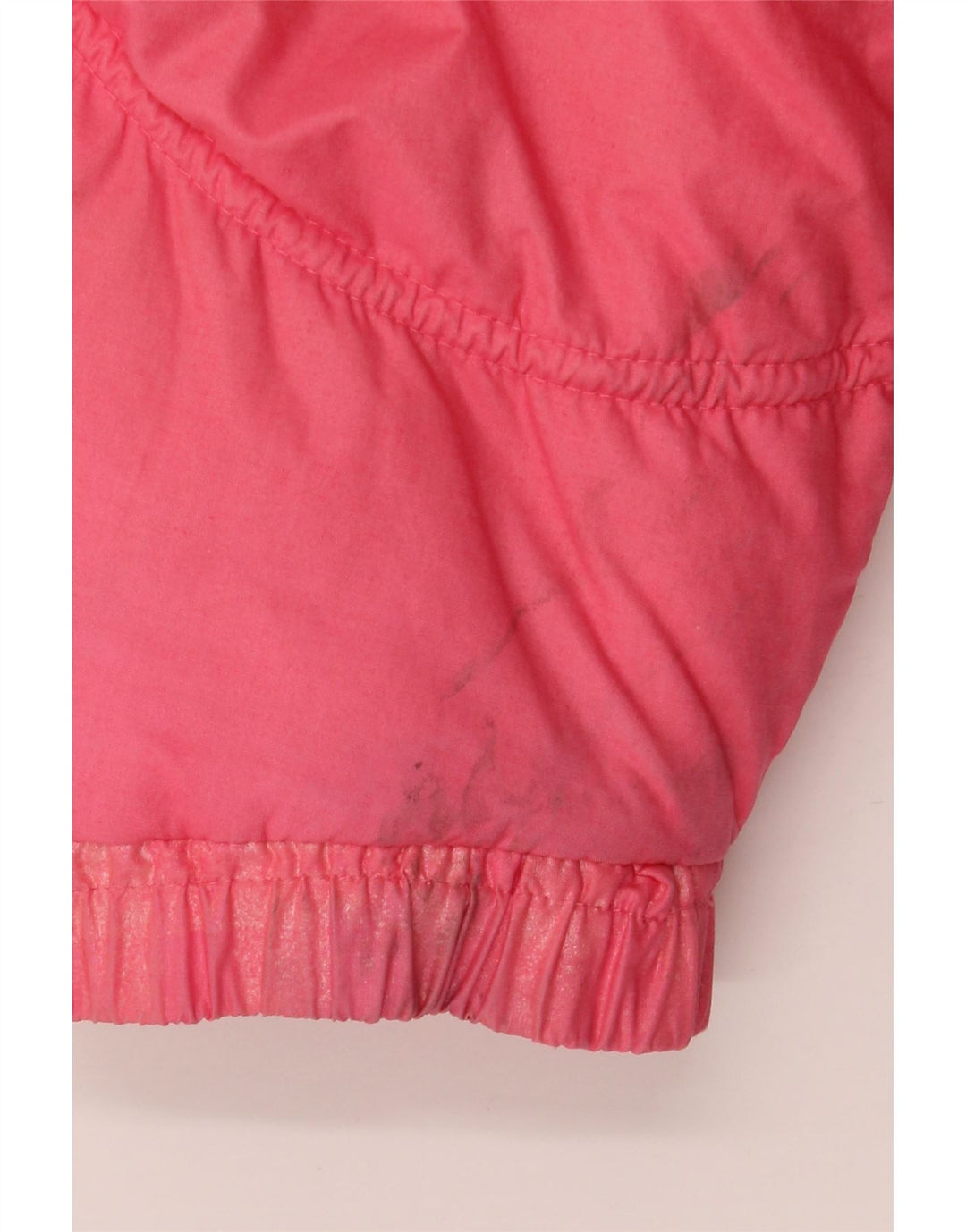 Vintage Dame Oversized Polstret Frakke UK 8 Small Pink Bomuld