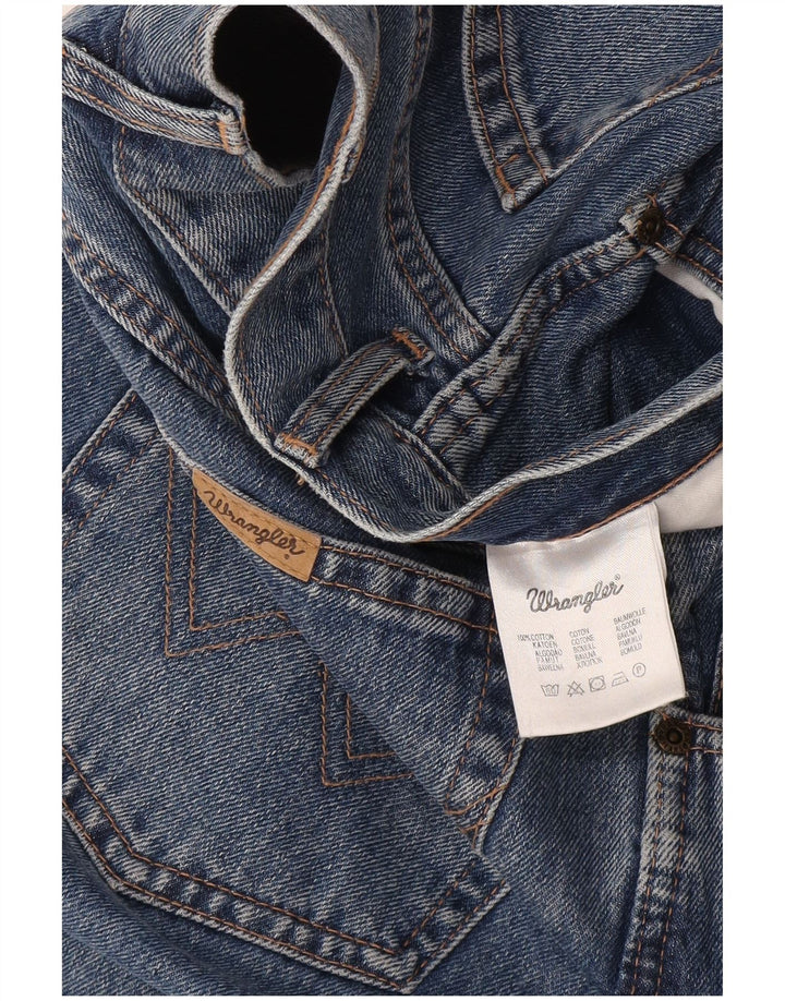 Wrangler Herre Regular Fit Straight Jeans W36 L32 Blå Bomuld